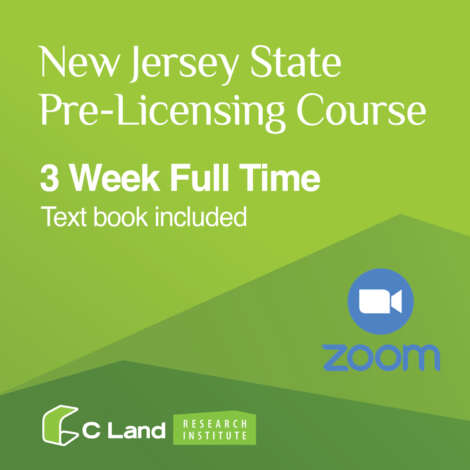 NJ State Pre-Licensing (3 Week Full Time)